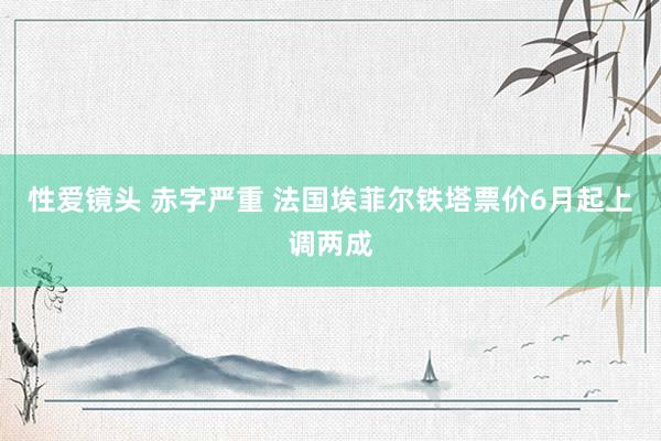 性爱镜头 赤字严重 法国埃菲尔铁塔票价6月起上调两成