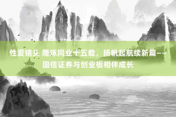 性爱镜头 雕琢同业十五载，扬帆起航续新篇——国信证券与创业板相伴成长