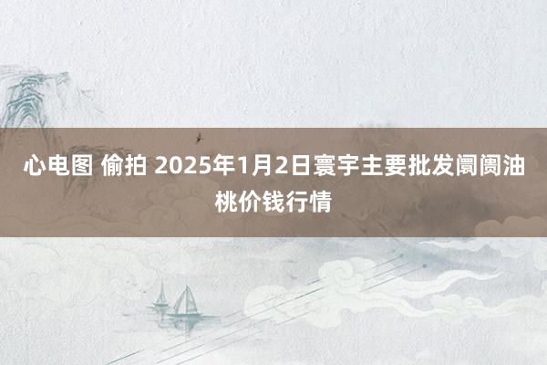 心电图 偷拍 2025年1月2日寰宇主要批发阛阓油桃价钱行情